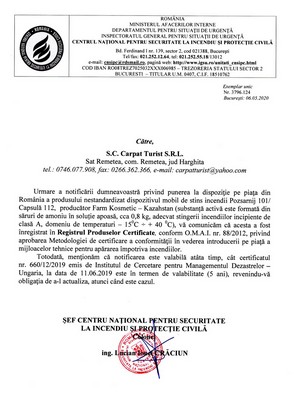 Certificat de conformitate